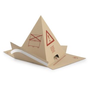 Χάρτινες πυραμίδες αποτροπής στοίβαξης 